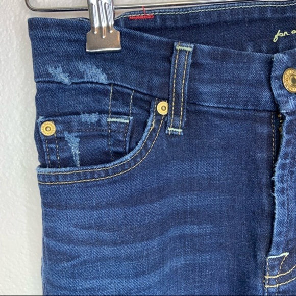 7 for all mankind Kimmie Straight Leg Jeans Size 25 - Picture 8 of 9